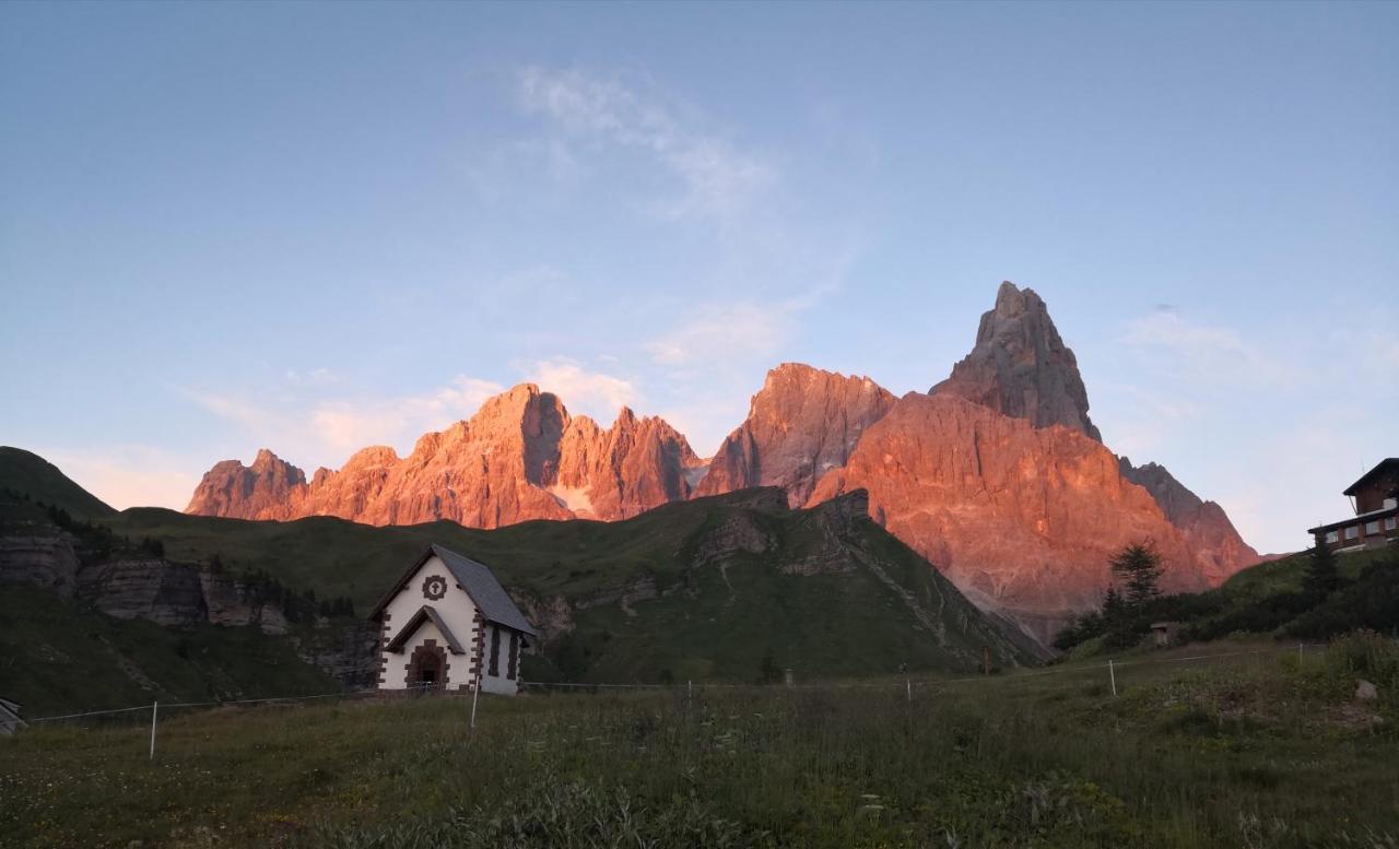 Hotel Alpenrose Passo Rolle Exterior foto